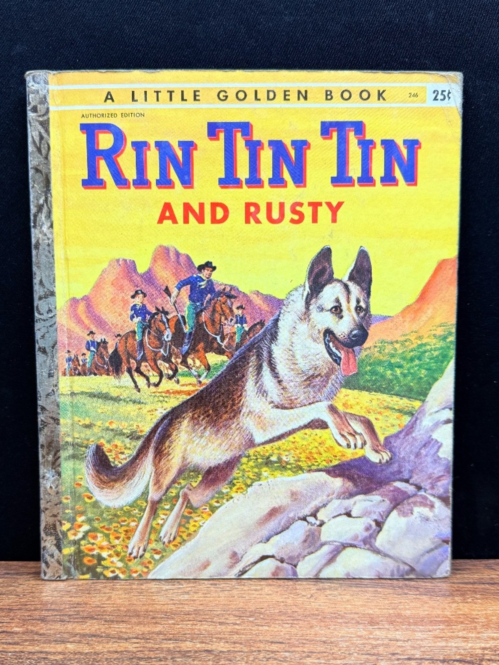 1955 SIMON AND SCHUSTER, INC. "Rin Tin Tin and Rusty" Little Golden Book